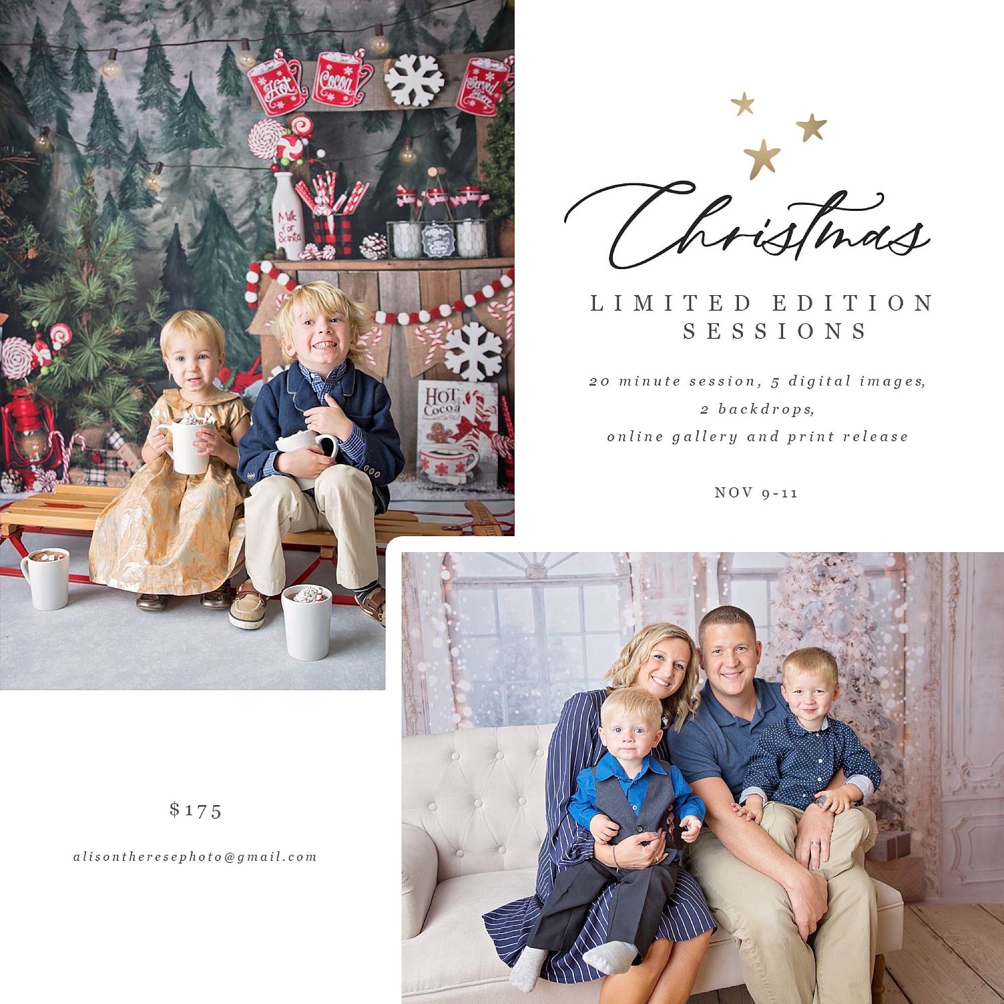 Orland Park Christmas MiniSessions Alison Therese Photography